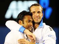 Sony Ericsson Open: Paes wins his 50th title Sony Ericsson Open: Paes-Stepanek in finals
