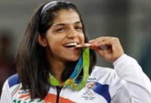 Rousing state reception accorded to Sakshi Malik by Haryana govt, Sakshi appointed as Haryana’s brand ambassador for ‘Beti Padhao-Beti Bachao’ programme Sakshi Malik