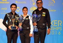 2016 IBSF World Snooker: Dharminder Lilly claims gold in Master’s category, Advani bags bronze Pankaj Advani Lilly