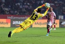 Indian Super League: Atletico de Kolkata settles for goalless draw with FC Pune City FC Pune City goalkeeper Arindam Bhattacharya