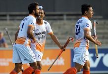 Determined Indian men’s hockey team beat Netherlands 2-1 Gurjant Singh celebrates goal with team mates