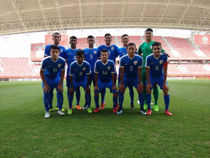 Indian U 16s versus DPR Korea U 16s Indian U 16s versus DPR Korea U 16s