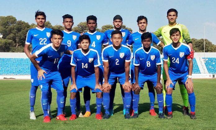 India U 16 Starting Line up against Yemen India U 16 Starting Line up against Yemen