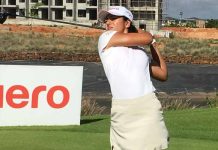 Tvesa Malik stands steady at the finish to win third title on Hero WPGT Tvesa Malik in action at Prestige Golfshire 1