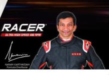 Usha launches Racer range of fans with Narain Karthikeyan Narain Usha