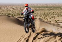 Hero Motosports Team Rally finishes stage 9 of Silkway Rally in second position Silkway Rally Stage 9
