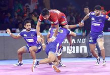 Pro Kabaddi: Prashanth, Vikas help Haryana Steelers thrash Dabang Delhi K.C. 47-25 Dabang Delhi KC Naveen Kumar