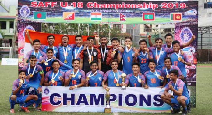India win SAFF U 18 title India win SAFF U 18 title