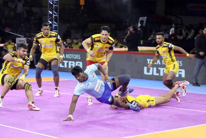 Telugu Titans beat Tamil Thalaivas 35 30 Telugu Titans beat Tamil Thalaivas 35 30