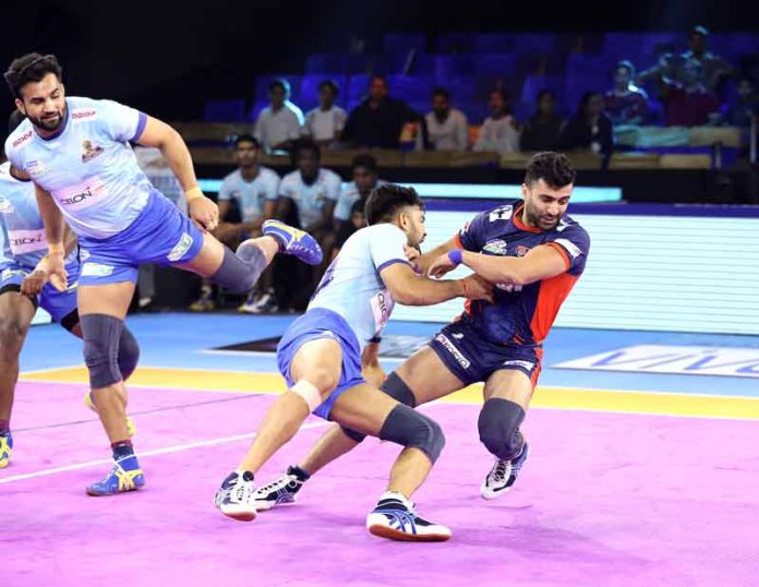 Nabibakshs raid against Tamil Thalaivas Nabibakshs raid against Tamil Thalaivas