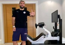 Man City star Sergio Aguero swaps shooting boots for racing boots Sergio Aguero
