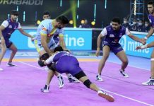 Haryana Steelers defeat UP Yoddha 36-35 in Pro Kabaddi League Season 8 Haryana Steelers vs UP Yodha Season 8