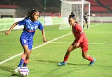 India beat Nepal in SAFF U-18 Women’s Championship opener India vs Nepal Football New