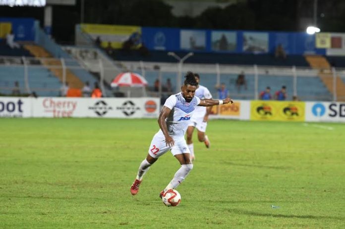 Bengaluru FC striker Roy Krishna in action against Odisha FC Bengaluru FC striker Roy Krishna in action against Odisha FC