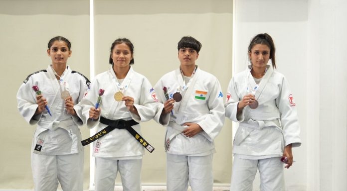 Linthoi Chanambam Yash Vijayran secure gold at National Cadet Judo Championships
