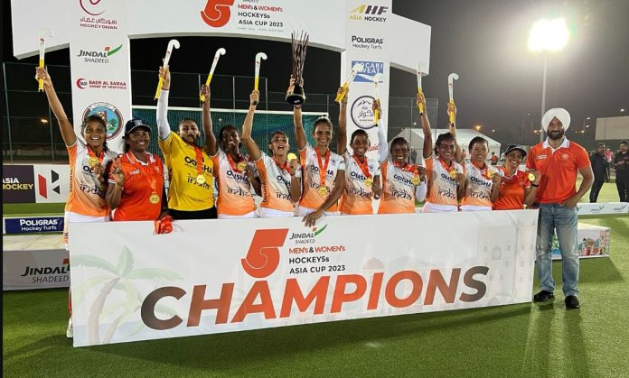 Indian womens hockey team beat Thailand 7 2 to win inaugural Womens Hockey 5s Asia Cup Indian womens hockey team beat Thailand 7 2 to win inaugural Womens Hockey 5s Asia Cup