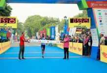 World Championships Medallist Daniel Ebenyo and Olympic Medallist Almaz Ayana Triumph at Vedanta Delhi Half Marathon Daniel Ebanyo
