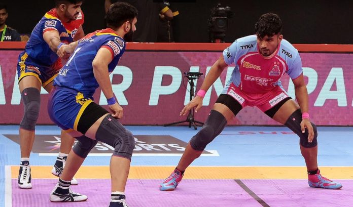 Arjun Deshwal comes back to form as Jaipur Pink Panthers beat UP Yoddhas by 17 points Arjun Deshwal comes back to form as Jaipur Pink Panthers beat UP Yoddhas by 17 points