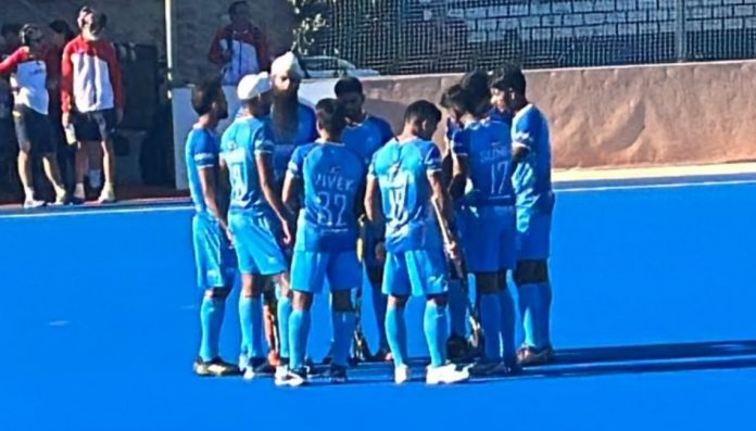 Indian Hockey Team vs Spain Indian Hockey Team vs Spain