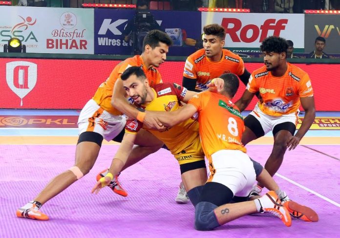 Puneri Paltan thrash Telugu Titans by 31 points Puneri Paltan thrash Telugu Titans by 31 points