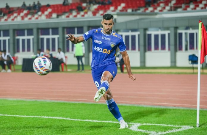 Rafael Crivellaro in action for Chen st Punjab FC in Kalinga Super Cup Rafael Crivellaro in action for Chen st Punjab FC in Kalinga Super Cup