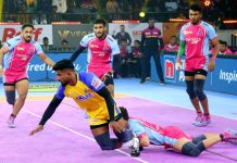 Jaipur Pink Panthers beat Tamil Thalaivas 42-27, qualify for playoffs of PKL Season 10 Jaipur Pink Panthers beat Tamil Thalaivas 42 27