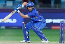 Gulf Giants win by five-runs in a thrilling showdown against MI Emirates Jordan Thomson