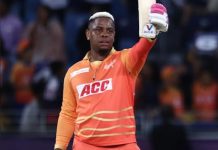Hetmyer’s explosive unbeaten 53 and Zubair’s four wicket spell leads Gulf Giants to a gigantic win over Sharjah Warriors Shimron Hetmyer
