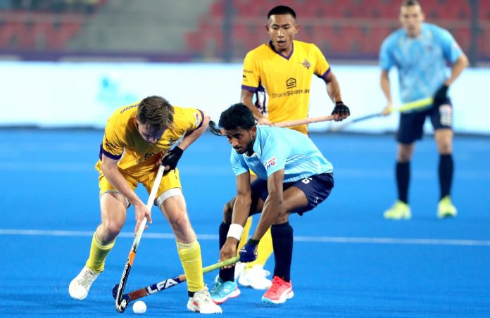 Team Gonasika beat Hyderabad Toofans HIL 2025 Team Gonasika beat Hyderabad Toofans HIL 2025