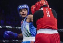 World Boxing Championships 2025: Nupur confirms first medal for India with comfortable win in women’s 80+kg quarters Nupur Boxing