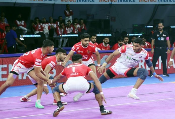 Gujarat Giants complete double in close win over UP Yoddhas Gujarat Giants complete double in close win over UP Yoddhas